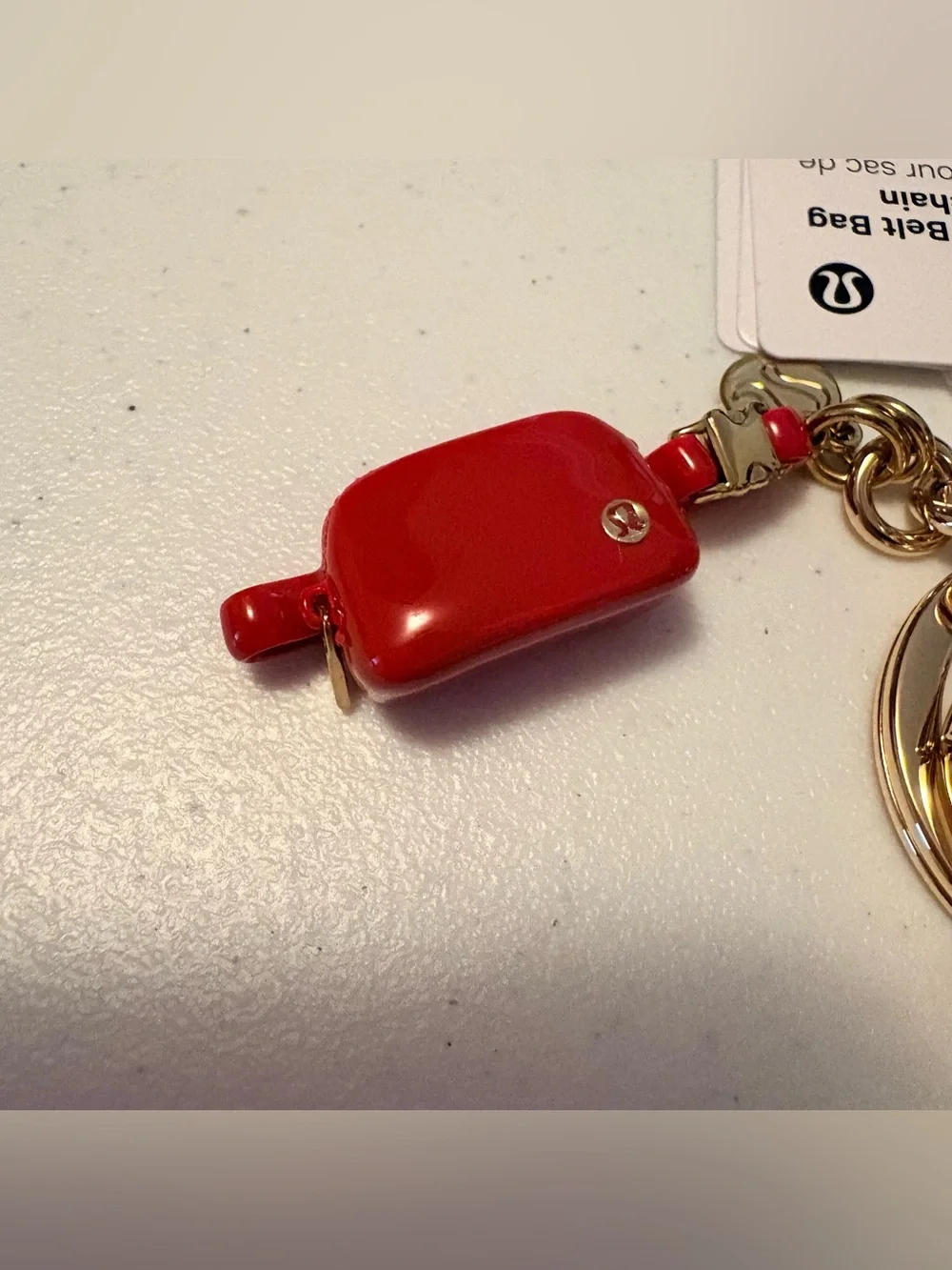 Lululemon Everywhere Belt Bag charm keychain